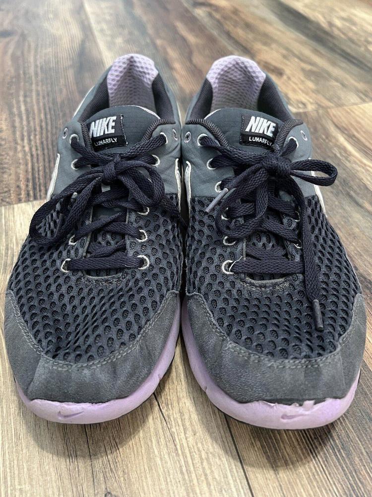 Nike Lunarfly Shoes Gray Purple Lunarlite 399892-015 XE Nike+ Womens 9